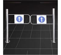 VUIKLCty Puerta batiente de Seguridad con Cierre automático Pestillo accionado por Resorte((LxH) 110x97cm/3.6x3.18ft)