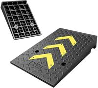 VUIKLCty Rampa portátil para vehículos Rampa de acera portátil Rampa de Goma for Silla de Ruedas Rampa de acera de Carretera (Apta for Plataformas de Carga) Rampa de Mantenimiento(17cm/6.7inch)