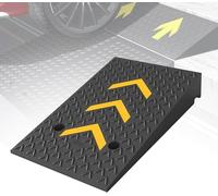 VUIKLCty Rampa portátil para vehículos Rampa de acera portátil Rampa de Goma for Silla de Ruedas Rampa de acera de Carretera (Apta for Plataformas de Carga) Rampa de Mantenimiento(Height 23cm/9inch)