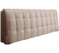 VUIKLCty Respaldo de la Cama con Almohada con Almohada Camas Suaves Tapicería Suave para la Lectura de cabecera tapizada en el hogar Dormitorio King Queen(E,180x10x58cm)