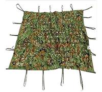 VUIKLCty Sencillo Anti-cámara Camuflaje Red de Camuflaje Anti-falsificación de Net Net Campo de Batalla de la montaña Verde de la Selva al Aire Libre sombreado Menaje Ejército Verde portátil(4x6M)