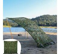 VUIKLCty Sencillo Red de Camuflaje, Red Solar Militar, Cubierta Verde, Red Solar de Hoja Verde Utilizada for Sombra, Camping, Tiro, Caza portátil(5 * 6m(16.4 * 19.69ft))