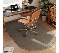 VUIKLCty Sillas for Computadores Y Sillas for Juegos; Tapetes de Escritorio for Uso doméstico y de Oficina(Light Brown,100 * 120CM)