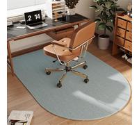 VUIKLCty Sillas for Computadores Y Sillas for Juegos; Tapetes de Escritorio for Uso doméstico y de Oficina(Light Blue,80 * 120CM)