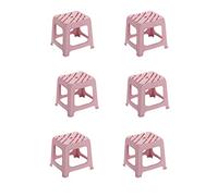 VUIKLCty Taburete de baño Cabritas Ancianos Niños No se Pone en Cuclillas Cuarto de baño Taburete Antideslizante Aseo Aseo Ducha Room Taburete Taburete de baño(Pink,L27cm)