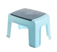 VUIKLCty Taburete de baño Cabritas Ancianos Niños No se Pone en Cuclillas Cuarto de baño Taburete Antideslizante Aseo Aseo Ducha Room Taburete Taburete de baño(Light Blue)