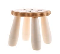 VUIKLCty Taburete de baño Cabritas Ancianos Niños No se Pone en Cuclillas Cuarto de baño Taburete Antideslizante Aseo Aseo Ducha Room Taburete Taburete de baño(Light Brown)