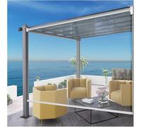 VUIKLCty Transparent Waterproof Roller Blinds, Transparent Vinyl Roller Blinds, Roller Blinds For Indoor and Outdoor Use(1.2 * 2.0m)