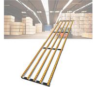 VUIKLCty Transportador de Rodillos de Servicio liviano, Equipo de Transporte con Ruedas de plástico ABS, Soportes de Rodillos de Acero Inoxidable(2-Slide,100cm Long)