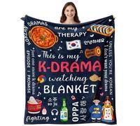 Vuinezo Regalos de drama coreano, manta Kdrama de 50 x 60 pulgadas, productos de Kpop, regalos de drama K para mujeres/hombres, regalo coreano, regalos K Pop para adolescentes, regalos coreanos para