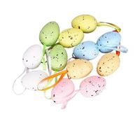 VUIUYOIES Adorno colgante de huevos de Pascua de espuma multicolor para decoración navideña del hogar. Crea regalos festivos para niños. Estas decoraciones, Estilo A