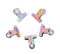 VUIUYOIES Clips de bisagra para organizar documentos, recibos, etiquetas de precio, exhibidores, clips acero inoxidable resistentes, papelería oficina, archivos, útiles escolares, para bolsas,