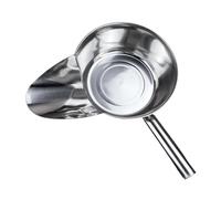 VUIUYOIES Cuchara multiusos para papas fritas, de acero inoxidable, duradera, para empaque rápido de bocadillos y postres, fácil llenar para bolsas alimentos, cajas y mucho más, Bien, 21cm