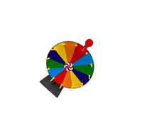 VUIUYOIES Ruedas de portátiles Rueda de ruleta resistente con colores editables Supermercados, espectáculos y tiendas editables y borrables. La rueda la fortuna está diseñada con colores