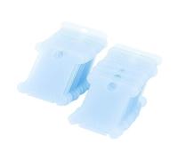 VUIUYOIES Tablas para enrollar cordones, organizadores de hilos, organizadores de hilos coser y cintas, hilo bordar, tarjetas almacenamiento, contenedores, Azul, 3.8 x 3.5 cm