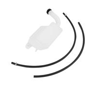 VUIUYOIES Tanque de depósito de radiador para ATV, refrigerante, tanque depósito radiador para LTZ400, reemplazo directo, fácil instalar, piezas duraderas, refrigerante para ATV con manguera