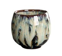 VUIUYOIES Taza de cerámica hecha a mano Juego de té Tazas Hermosas tazas café chinas Infusor Ideas para regalar 110 ml Taza té oficina cerámica Regalo cumpleaños tal Juego, Estilo D