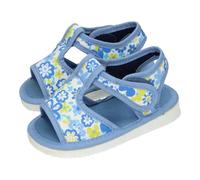 VULCA-BICHA 108 Sandalia Infantil Margarita Azul, Ligera y Flexible, con Tira adherente, Plantilla Cosida y Hecha en España NIÑA Zapatillas CASA Turquesa 21