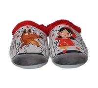 VULCA-BICHA 1294 Zapatillas casa Infantiles Vulca-Bicha Modelo Grenoble con Plantilla extraíble y diseño Caperucita NIÑA Zapatillas CASA Rojo 38