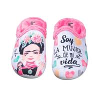 VULCA-BICHA 1371-25 Zapatilla DE CASA Frida Kahlo Mujer Rosa 37