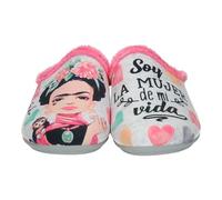 VULCA-BICHA 1371 Chinelas Frida Kahlo Mujer Zapatillas CASA Fuxia 36