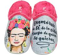 VULCA-BICHA 1371 Chinelas Frida Kahlo Mujer Zapatillas CASA Fuxia 37