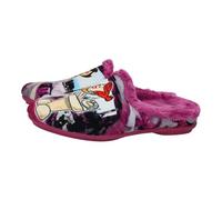 VULCA-BICHA 1375 Zapatillas de estar por casa para mujer, con estampado de personajes animados, chinelas de invierno con plantilla extraible, hechas en España MUJER ZAPATILLAS CASA FRAMBUESA 38