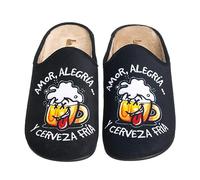 VULCA-BICHA 1835 ZAPATILLA DE CASA CERVEZA HOMBRE NEGRO 41
