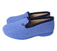VULCA-BICHA 4980 Chinelas Cerradas de Verano para Mujer, Zapatillas de Estar por casa Color Azul, Hechas en España por Vulca Bicha Mujer Zapatillas CASA AZULÓN 40