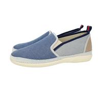 VULCA-BICHA 639 Zapatillas de Lona para Hombres, Zapatillas de Verano para Chicos, Gris y Azul Marino, Estilo Casual, Hechos en España Hombre Zapatillas Marino 43