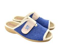 VULCA-BICHA S.L. - Zapatillas de casa con Tira Adaptable 783511 Sintético Mujer Color: AZULON Talla: 39