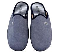 VULCA-BICHA S.L. - Zapatillas de casa de Lona con Piso Flexible de Caucho 634433 Lona Hombre Color: Marino Talla: 45