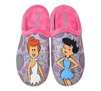 VULCA-BICHA S.L. - Zapatillas de casa PICAPIEDRAS Vilma Y Betty - Textil para: Mujer Color: Perla/Fresa Talla: 37