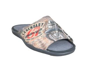VulcaBicha 1443 - Zapatillas De Verano Para Hombre Abiertas Con Motivos De Motos 39