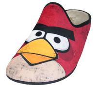 Vulcabicha 1843 - Zapatillas De Estar por Casa Hombre Chico Dibujos Animados Videojuegos Angry Birds Pájaro Rojo - 42, Rojo