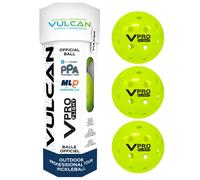 Vulcan | VPRO Flight Outdoor Pickleball | Official Ball of The PPA Tour & MLP | Hi-Vis Yellow | 3 Pack