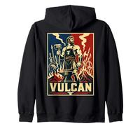 Vulcano Romano Dios del Fuego Y Forja De Aspecto Heroico Sudadera con Capucha