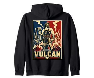 Vulcano Romano Dios del Fuego Y Forja De Aspecto Heroico Sudadera con Capucha