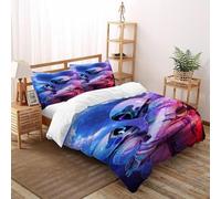 VulcanTrade Astronautas Galaxy Impresión 3D Respirable Edredón De Plumón 3 Piezas Microfibra 2 Almohadas Cierre con Cremallera King（220x240cm） para Adultos, Mujeres Y Niños