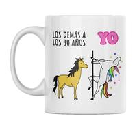Vulfire Taza Los demás a los 30 años, Yo Unicornio Idea de regalo para ella, cumpleaños de 30 años, Navidad, Cocina, Desayuno (blanco)