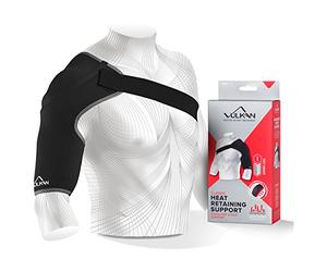 Vulkan Classic Hombro Deportes, Grande, Hombro para Lesiones de Puño Rotador, Soporte de Articulación AC y Dislocaciones, Correa de Hombro para Hombres y Mujeres, Apoyo para Atletas y Ejercicio