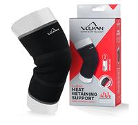 Vulkan Rodillera clásica de neopreno, proporciona compresión ligera, ajuste cómodo, proporciona beneficios terapéuticos, negro, pequeño, 5 mm