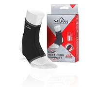 Vulkan - Tobillera clásica 3004, mediana, compresión transpirable para esguinces, tensiones, artritis, dolor de articulaciones, tobillos débiles, uso durante deportes, ejercicio, hombres y mujeres