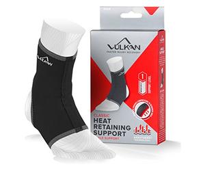 VULKAN - Tobillera clásica 3004, mediana, compresión transpirable para esguinces, tensiones, artritis, dolor de articulaciones, tobillos débiles, uso durante deportes, ejercicio, hombres y mujeres