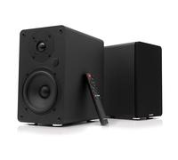 VULKKANO A5 ARC Altavoces Autoamplificados con Woofer de 5.25", Bluetooth 5.0, HDMI ARC, Optica, RCA, USB, con Salida Subwoofer, Altavoces para la TV con Diseño Elegante, Color Negro