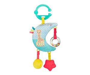 Vulli Caja de Música Luna Sense Soft Bebé Desde el Nacimiento | Melodía activada al tirar de la estrella | gancho universal para cochecito | calma y ayuda a dormir al niño | idea de regalo