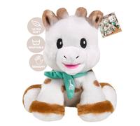 Vulli Peluche 14 cm Ultra Suave Primera Edad Bebé Desde el Nacimiento | Microbolas y lengüetas de colores | se sostiene sentada sola | fácil de agarrar | lavable a 30° | idea de regalo niña y niño
