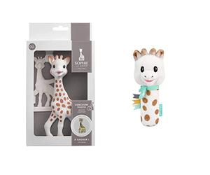 Vulli- Sophie La Girafe Limited Edition Set Juguete, Multicolor + Sonajero Peluche Cri-Cri Sophie Multicolor