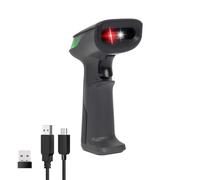 VulTech BC-07P-WBT - Escáner inalámbrico de código de Barras 2,4 GHz/Bluetooth/USB, 2D, 1D QR, escaneo en Pantalla, POS, grabadora de Caja, almacén, supermercado, Farmacia, Windows/Mac/Linux