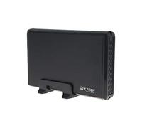 VulTech GS-35U3 Box Externo, 3,5 Pulgadas, HDD, SATA, USB 3.0, Negro